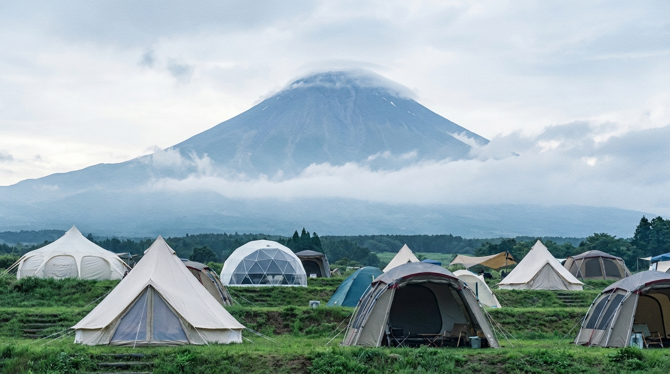 山梨のキャンプ場おすすめ比較5選|富士山ビュー・高規格・グランピングの選び方